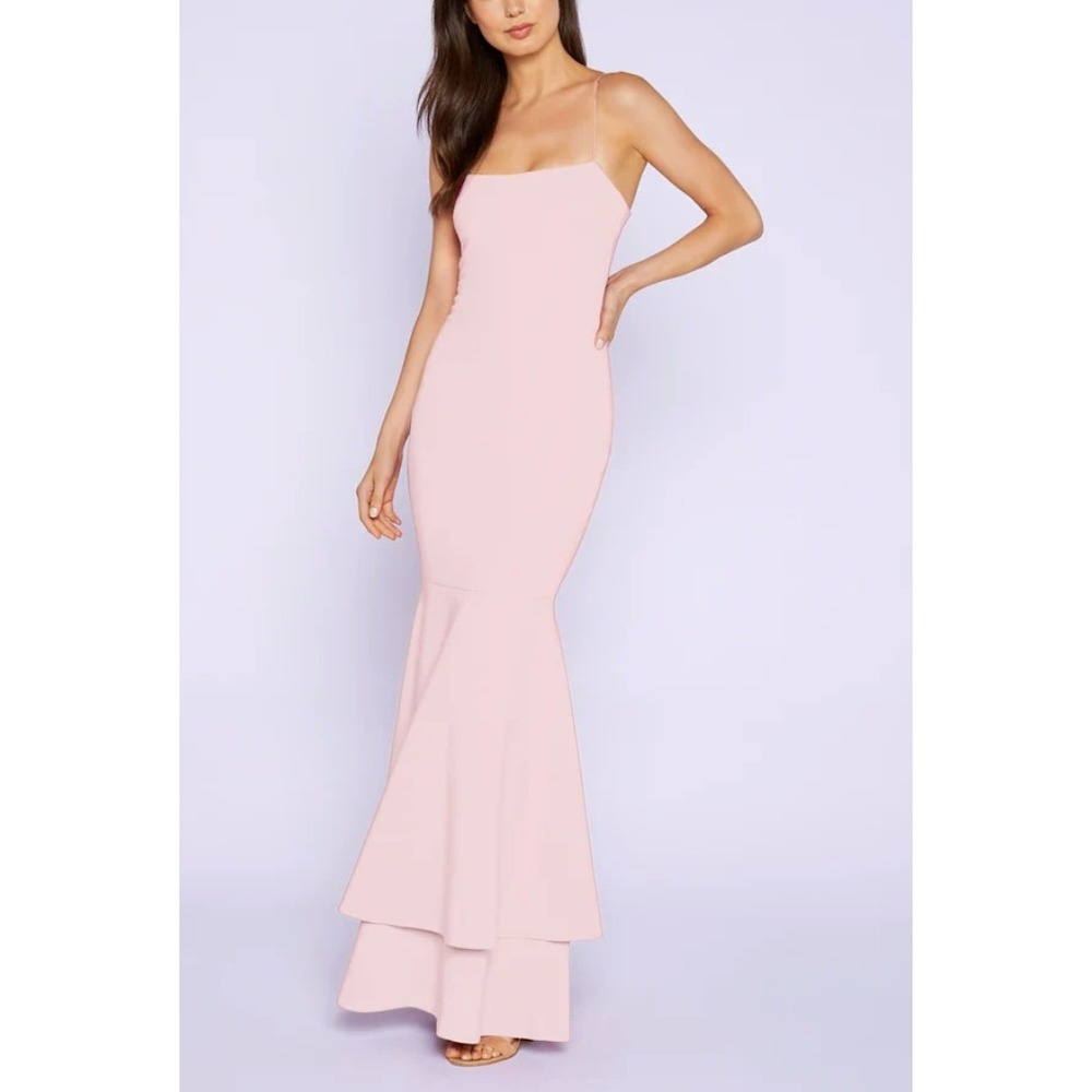 Likely Aurora Layered Gown in Roseshadow Pink sz 10